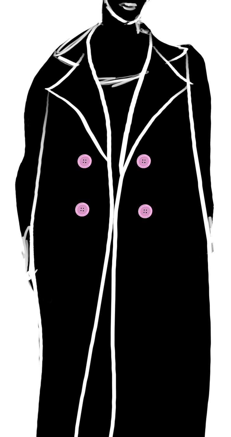 Mantel im Trenchcoat-Stil